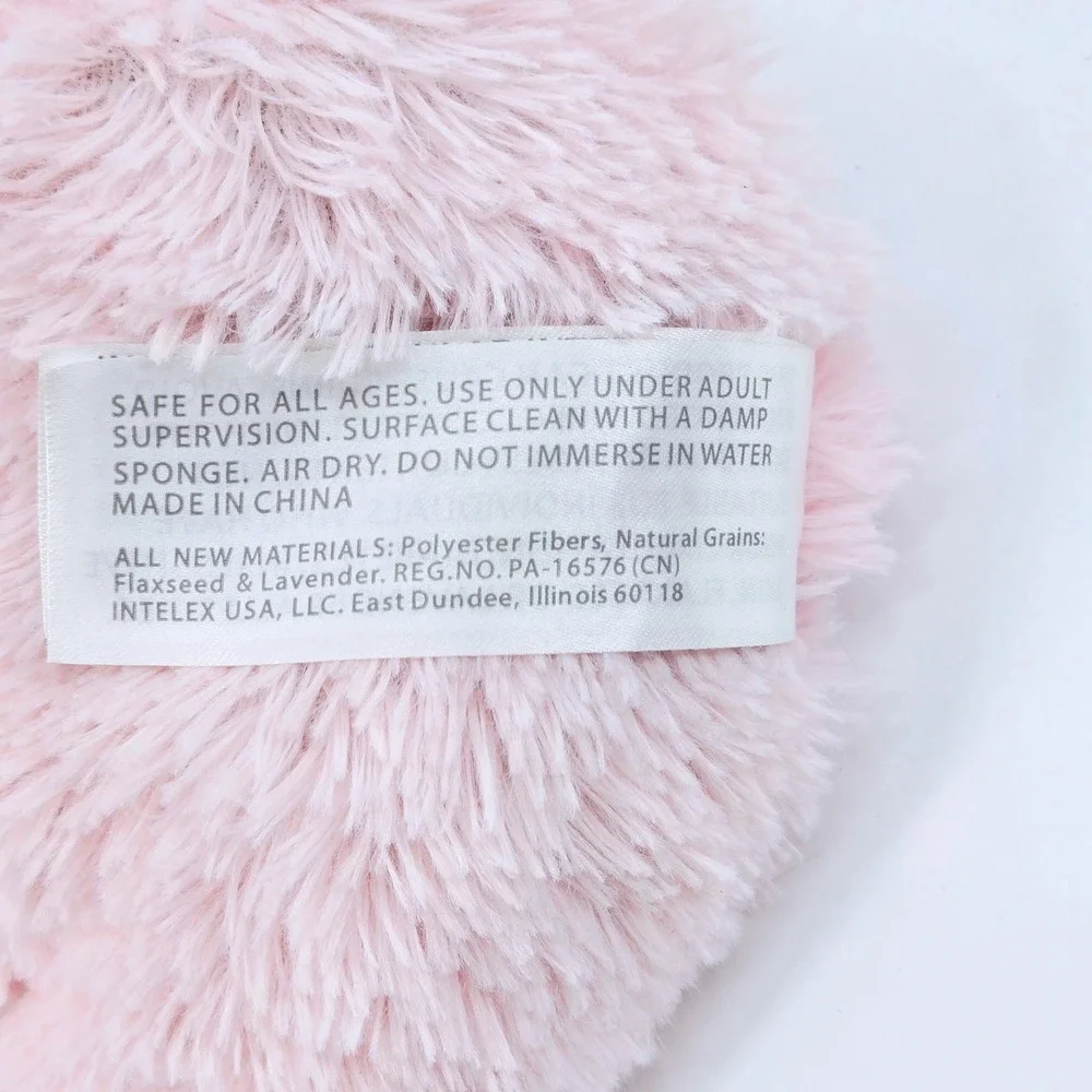 Warmies Pink Llama‎ Microwavable Weighted Lavender Plush Stuffed Animal 11